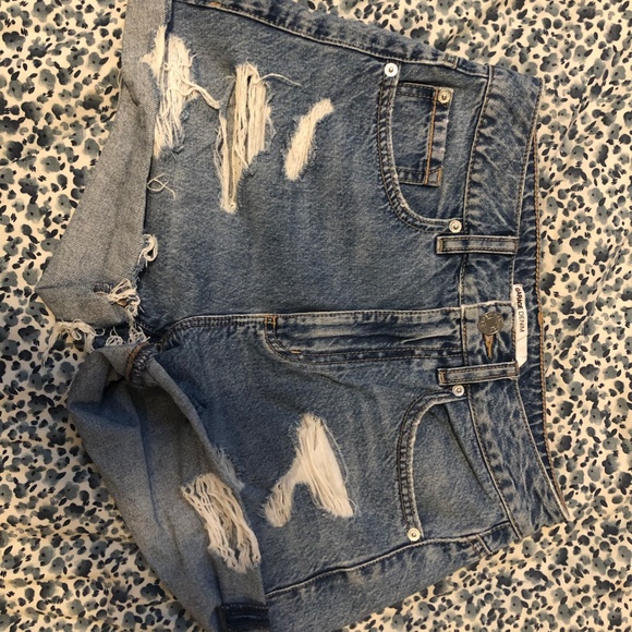 Vintage style mom shorts, denim/jean shorts - Picture 2 of 3
